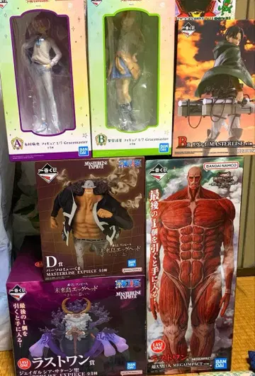 [ 미개봉 새상품 ] 제일복권 상위상 피규어 라스트 원상 묶음 판매 6점