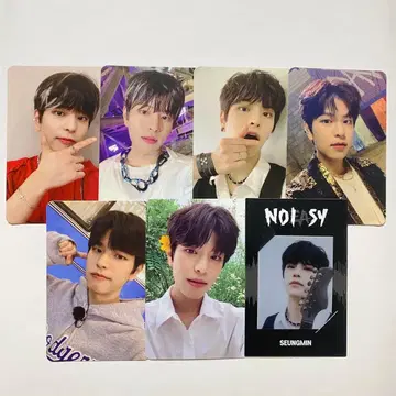 스키즈 NOEASY 봉입 트레이딩 카드 한정판 승민 컴프 세트
