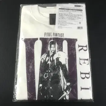 세피로스 파이널 판타지 T셔츠 화이트 퍼플 프리 사이즈