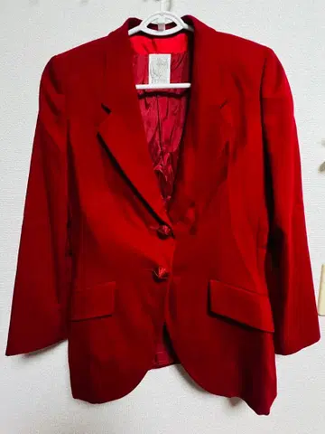 STUDIO 0001 테일러드 자켓 레드