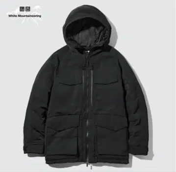 유니클로 x 화이트 마운티니어링 하이브리드 다운 오버사이즈 파카