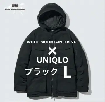 유니클로 x 화이트 마운티니어링 하이브리드 다운 오버사이즈 파카