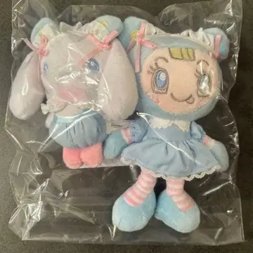 산리오 메조피아노 마스코트 홀더 시나몬 블루 베리에짱 스카이블루