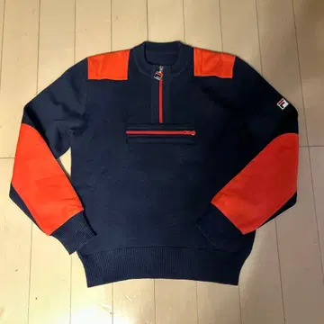 FILA 휠라 80s 니트 스웨터 M 스키웨어 used 새상품급 레어