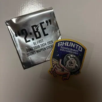 BE:FIRST [ SHUNTO ] 와펜 스티커 2:BE