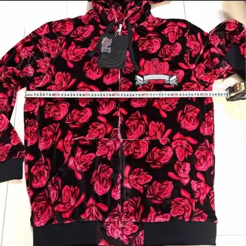 하자품 미사용 XXL 집업 B계 벨로아 HIPHOP 패션