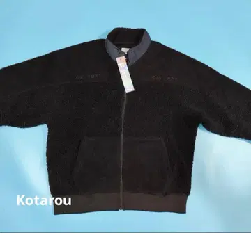 Cav Empt 패널 플리스 보아 자켓 로고 자수