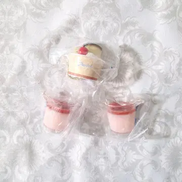 [ #C-pla 한정판 ] pastel 파스텔 미니어처 푸딩 키링 3종