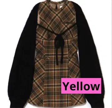 Mimi 체크 세트 미니 드레스 andmary