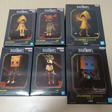 리틀 나이트메어 피규어 식스, 모노, 로우, 얼론 6종 세트