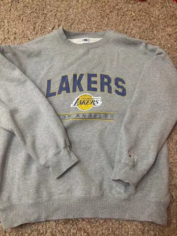 레이커스 그레이 맨투맨 L 사이즈