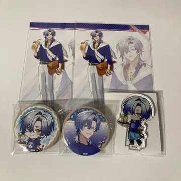 밀라노 케스트렐 캔뱃지 미니 아크릴 스탠드 엽서 스이파라 바닷가 오두막