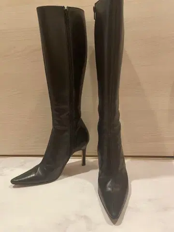 [ 새상품급 ] AkiraOsakiElegance 블랙 롱 부츠 23cm