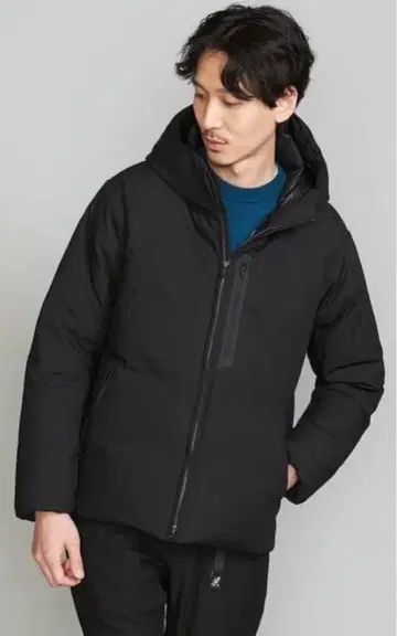 코마츠 마테레 스웨이 트윌 다운 자켓 -700FP 네이비