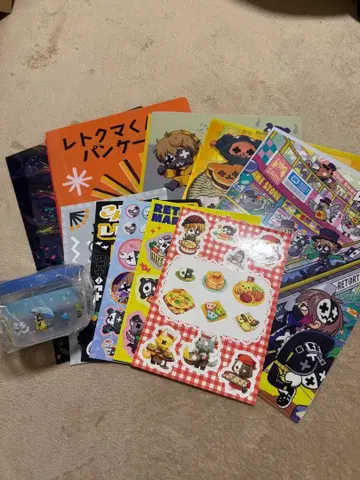 레트로 D상 후드 컨테이너 1점 H상 I상