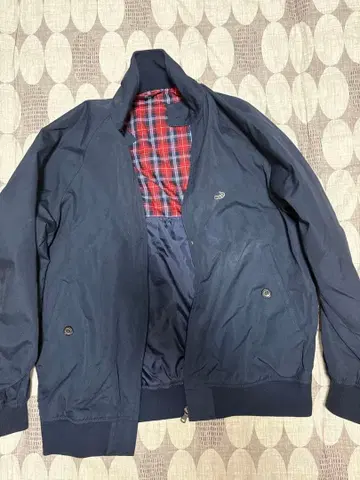 네이비 나일론 자켓