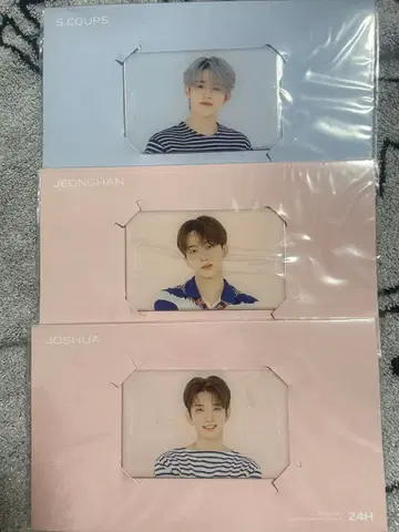 SEVENTEEN JAPAN 24H 카드 거울 3종 세트