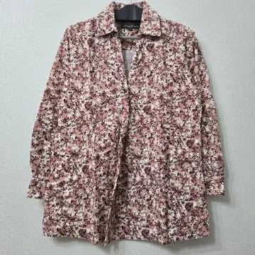 Eddie Bauer 긴팔 셔츠 꽃무늬 패턴 상의 핑크 계열 사이즈 PS