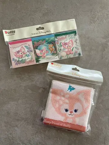 더피&프렌즈 리나벨 미니 타월과 메모 패드 세트