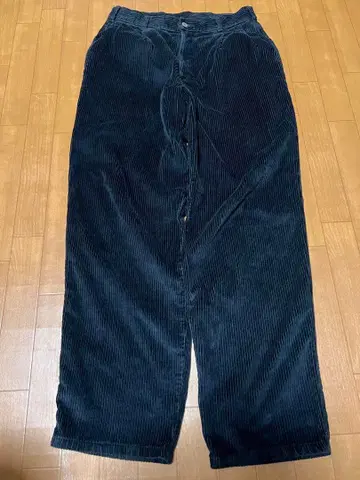 90s DOCKERS 굵은 폭 코듀로이 팬츠 블랙