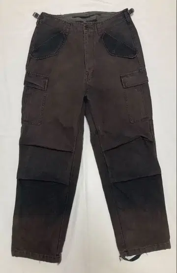 FADED DOUBLE KNEE TUCK TROUSERS