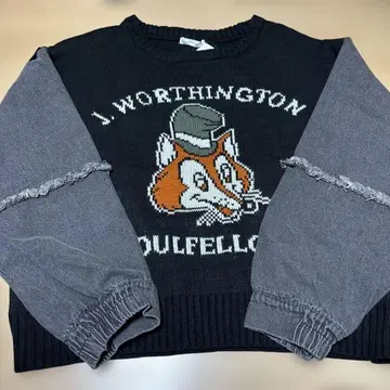 새상품 디즈니 퍼울페로 디자인 긴팔 니트 M 사이즈