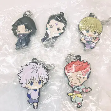 HUNTER x HUNTER 러버 마스코트 5종 세트