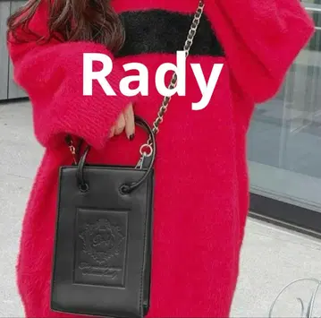 미사용 새상품 Rady 로고 블랙 숄더백 체인