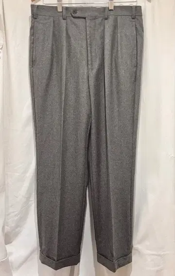 빔즈 슬랙스 울 그레이 카노니코 W31 밑단 더블