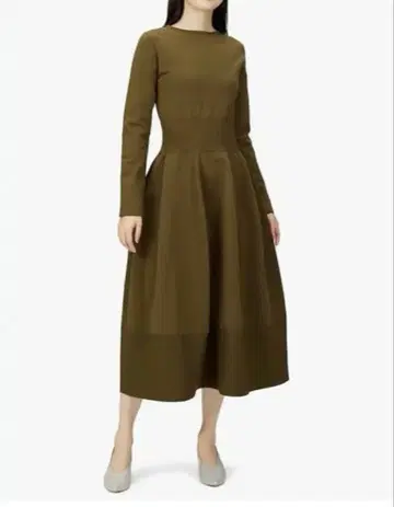 Mila Owen 허리 리브 구축 홀 가먼트 원피스