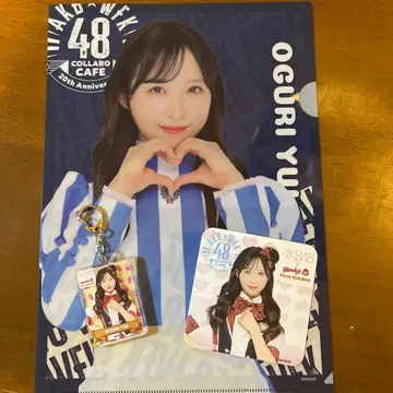 AKB48 오구리 유이 웬디즈 아크릴 키링 클리어 파일