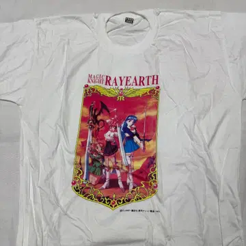90s 당시물 마법기사 레이어스 T셔츠 데드스탁