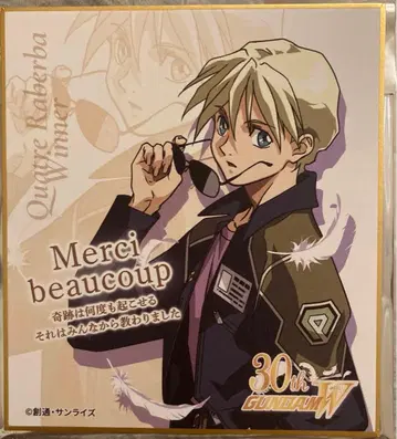 건담 W Endless Waltz 특별편 입장자 혜택 색지 카토르