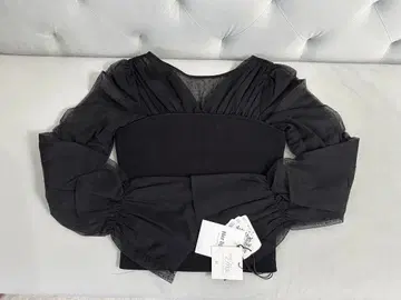 Herlipto For her Tulle Sleeve Knit Top S