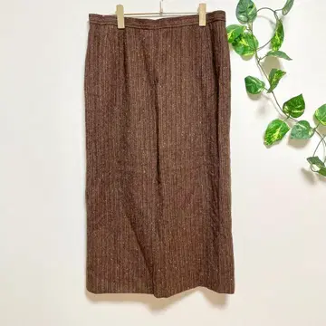 [ 레리안 ] 롱 스커트 플러스 사이즈 뒷면 슬릿 있음 지퍼