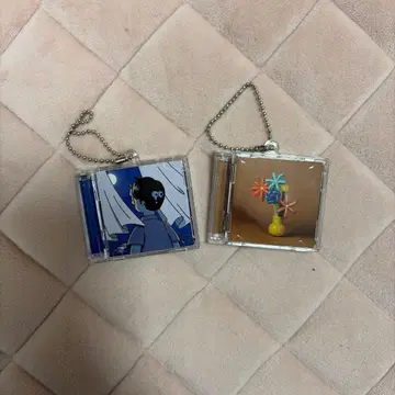 마카로니 연필 CD 케이스형 키링 세트 요코하마 스타디움 회장 한정 판매