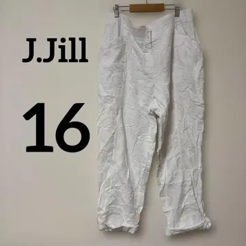 당일 발송 J.Jill [ 16 ] 화이트 와이드 팬츠