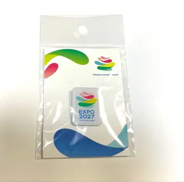 요코하마 Expo 2027 국제 원예 박람회 핀 배지 로고