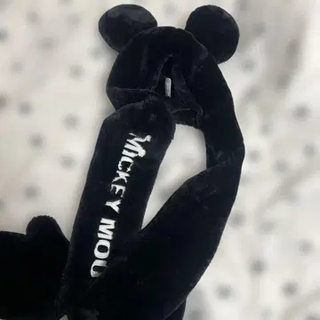 디즈니 머플러 캡 블랙 팬 캡