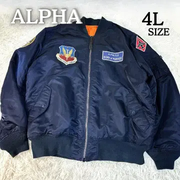ALPHA TOPGUN MA-1 플라이트 자켓 탑건 밀리터리 4L