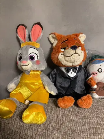 주토피아2 FukuFuku V-BIG 봉제 인형 닉 주디