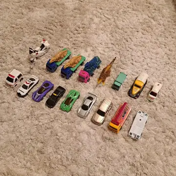 토미카 미니카 세트 16대 동물 포함 트레일러 묶음 판매