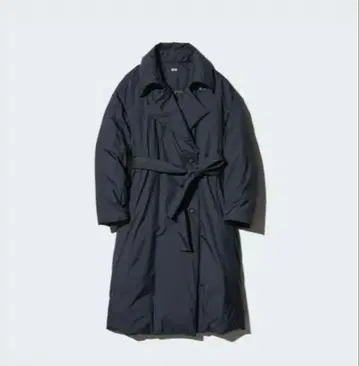 [ 미사용 새상품 ] UNIQLO 다운 벨티드 롱 코트