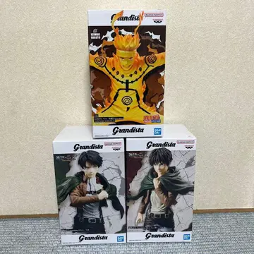 Grandista 피규어 3체 세트 나루토 리바이 엘렌