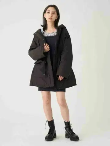 니시카와 레이디 모즈 리사이클 다운 블랙