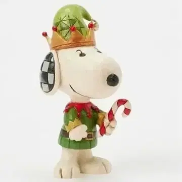 [JIM SHORE] 스누피 크리스마스 엘프 미니 [X'mas]