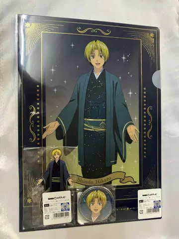 히카루의 바둑 신도 히카루 아크릴 스탠드 캔뱃지 클리어 파일 DMM 2