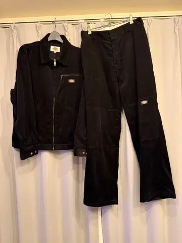 디키즈 셋업 블랙