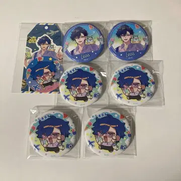 레오스 빈센트 마네키네코 콜라보 캔뱃지 트래블 스티커 세트