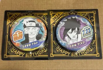 NARUTO 나루토 2024 생일 캔뱃지 우치하 사스케 나루토